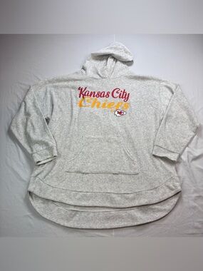 NFL KC Chiefs Women's  Hoodie - Light Gray